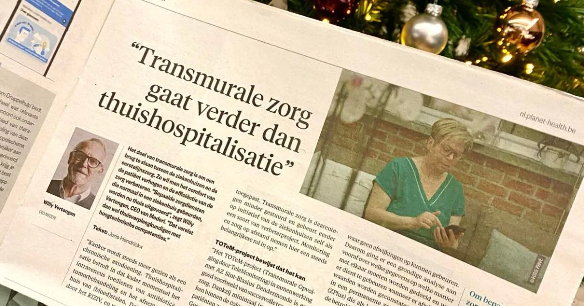 Transmurale zorg gaat verder dan thuishospitalisatie